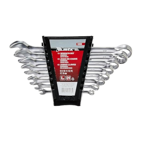 Jogo de Chaves Combinadas de 6 a 19mm com 8 Peças 154089 MTX-f1c27abf-4111-4d45-96e0-047a4265c5ce