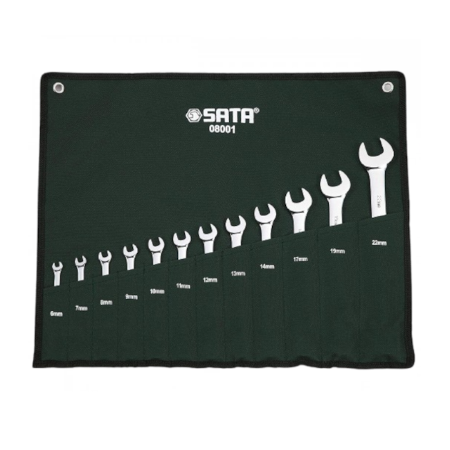 Jogo de Chaves Combinadas de 6 a 22mm com 12 Peças ST08001G SATA-e7ec19f6-b6f4-40d9-b2dd-31081087e6b3