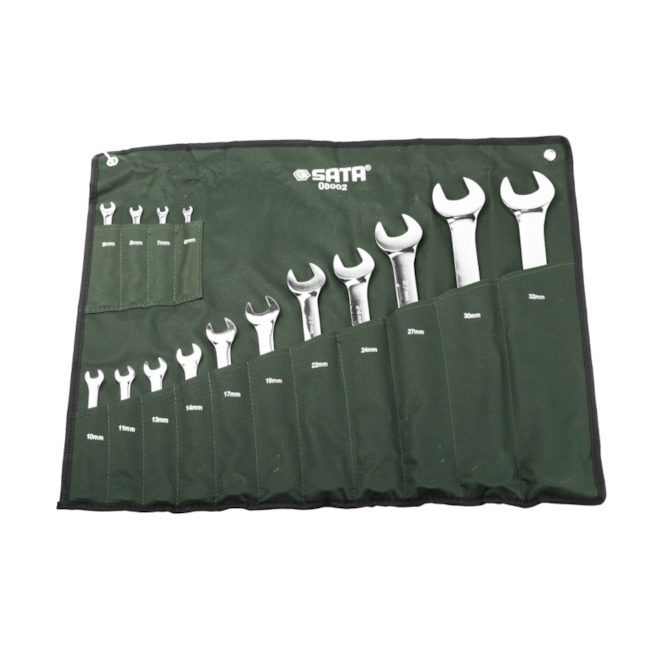 Jogo de Chaves Combinadas de 6 a 32mm com 15 Peças ST08002SJ SATA-7734e3af-c23f-4780-a551-20632a008650
