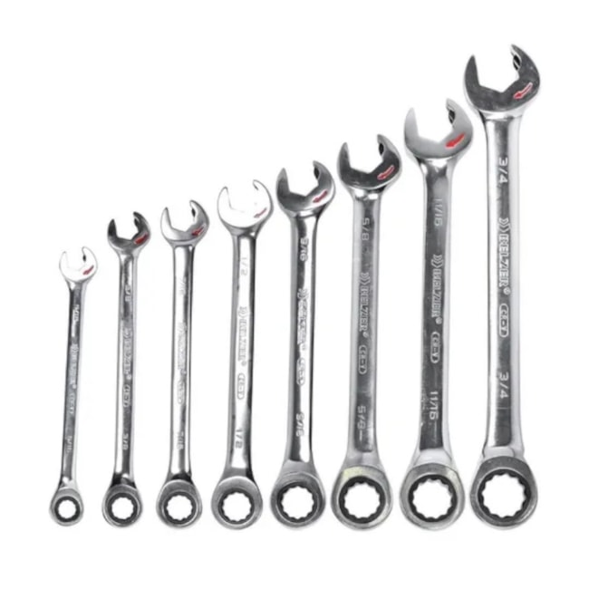 Jogo de Chaves Combinadas Speedy com Catraca 8 Peças 85599BJ BELZER-225be06e-b2f5-41ae-aa59-5e42f42bf193