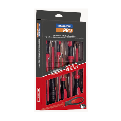 Jogo de Chaves de Fenda e Philips Isoladas 6 Peças 44315/406 TRAMONTINA PRO-86513d38-d3c0-4874-a752-3274a22a425c