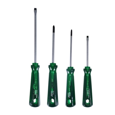 Jogo de Chaves de Fenda e Phillips 1/4