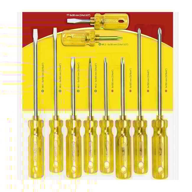 Jogo de Chaves de Fenda e Phillips com 10 peças MASTERPLUS 41530/510 TRAMONTINA MASTER-04e0a916-7d0b-4464-9c32-5e78e16a88e1