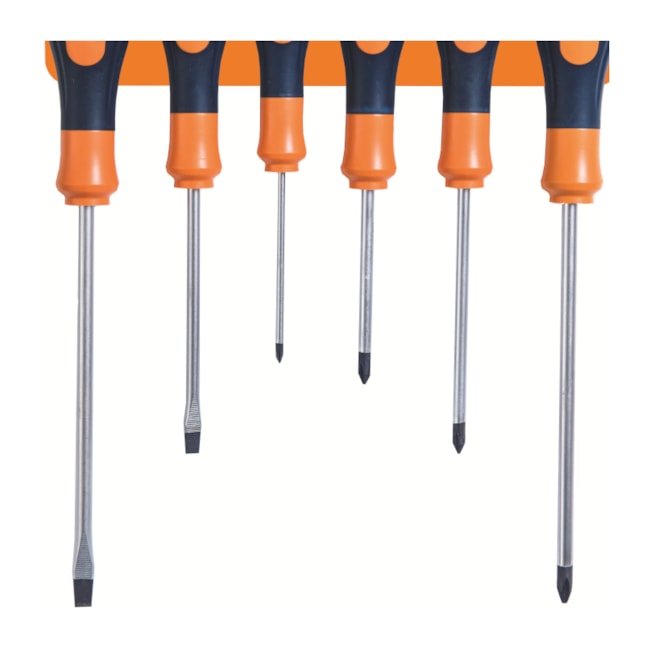 Jogo de Chaves de Fenda e Phillips Ultragrip Plus com 6 Peças 44128406 TRAMONTINA PRO-2f79466d-f66c-4b78-b6bb-930466e64f33