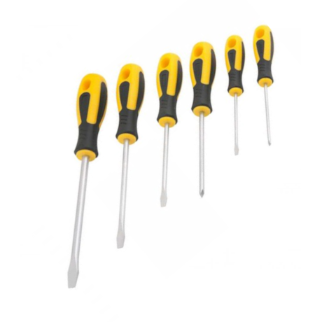 Jogo de Chaves de Fenda/Phillips 6 Peças com Cabo Anatômico 3072706000 VONDER-54977cb9-f544-4c77-a9d4-7f4192df255e