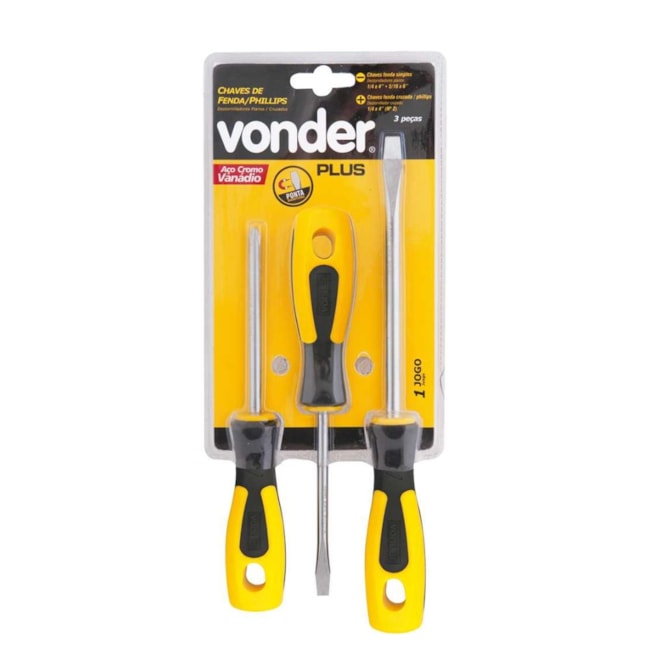 Jogo de Chaves de Fenda/Phillips com 3 Peças 3072703000 VONDER-ddf11be0-8469-4ec6-a7ea-3bfab45549a6