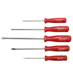 Jogo de Chaves de Fenda/Phillips com 5 Peças R38001005 GEDORE RED
