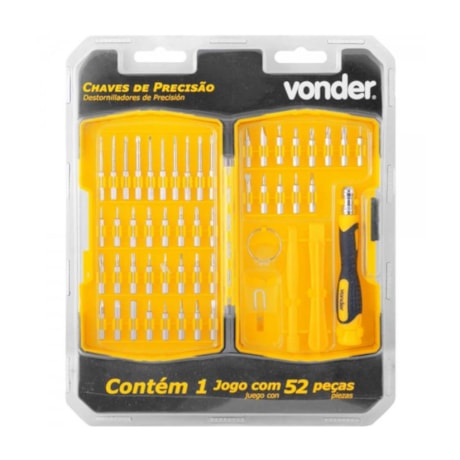 Jogo de chaves de precisão Bits com 52 peças 357005200 VONDER-cac1a630-0fb6-4f22-b1db-45439d79e558