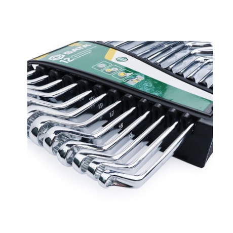 Jogo de Chaves Estrela Angulada 75º 6x7 à 30x32mm com 12 Peças ST08007G SATA-e4d91451-4500-4fd4-a44f-765bcf22057a