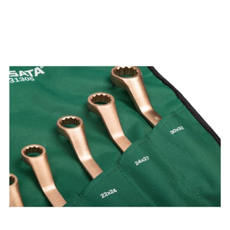 Jogo de Chaves Estrela Cobre-Berílio 12x14mm a 30x32mm Antifaíscante com 7 Peças ST31305 SATA-dcb08283-b2c9-4acb-b696-1349a8ddc202