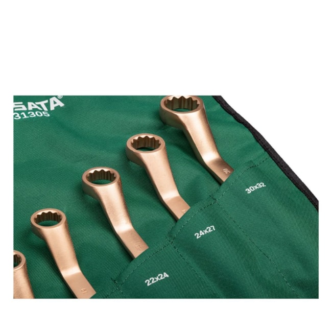 Jogo de Chaves Estrela Cobre-Berílio 12x14mm a 30x32mm Antifaíscante com 7 Peças ST31305 SATA-5a3f443b-e839-49f9-8140-45772574c557