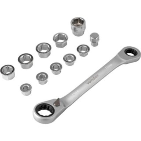 Jogo de Chaves Estrela com Catraca Adaptador para Bits 37 Peças 3608819037 VONDER-8fe2d1e8-c98e-4f3a-91b5-87a83d156ea0