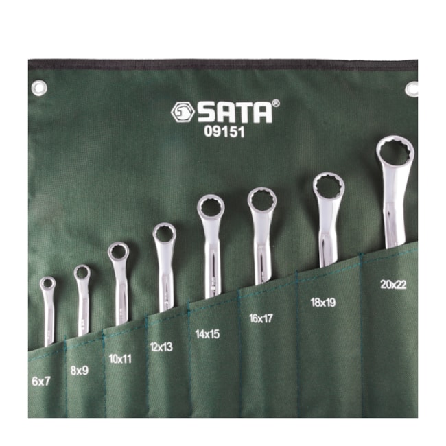 Jogo de Chaves Estrela de 6 a 22mm com 8 Peças ST09151SJ SATA-353c4d51-267c-4a16-9f5a-ab7b69f9deca
