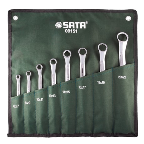 Jogo de Chaves Estrela de 6 a 22mm com 8 Peças ST09151SJ SATA-dab29845-39e6-4e0c-afbe-7ea694708261