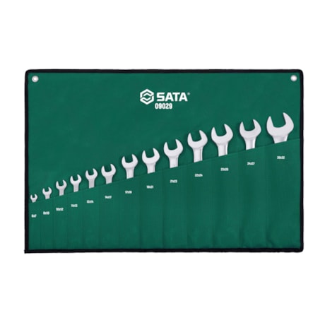 Jogo de Chaves Fixa de 6 a 32mm com 13 Peças ST09029SJ SATA-e74fff95-3c65-416f-83c6-933f62b400c5