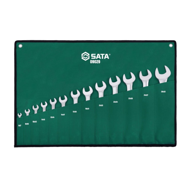 Jogo de Chaves Fixa de 6 a 32mm com 13 Peças ST09029SJ SATA-dd12ad52-9594-492f-8eb6-178808d8a89f