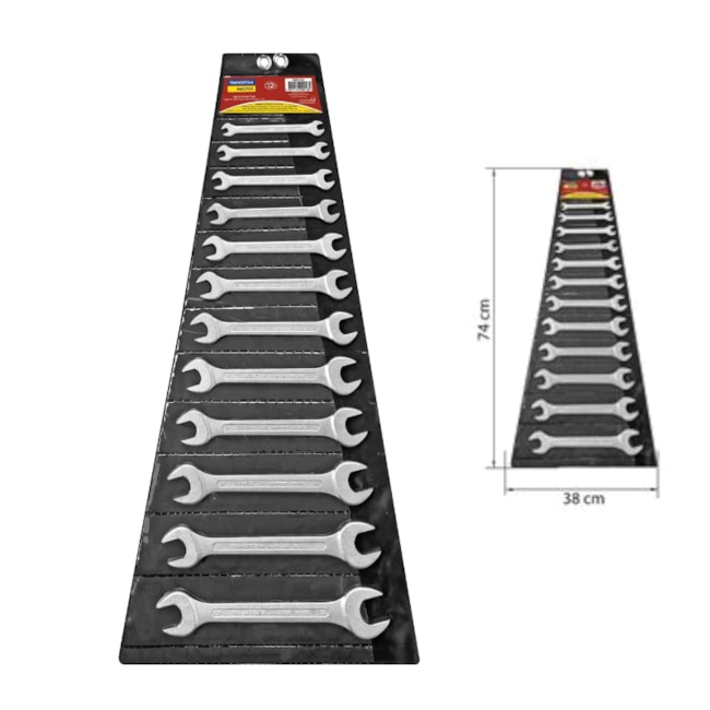 Jogo de Chaves Fixas 6mm a 32mm com 12 Peças 42001212 TRAMONTINA MASTER-ce04121a-7aa5-4186-a84d-2dedd170ae2d