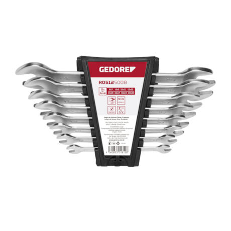Jogo de Chaves Fixas com 8 Peças R05125008 GEDORE RED-b6de60d6-f507-47fb-88c3-d2a74ff08a93