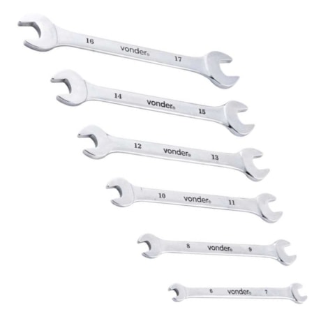 Jogo de Chaves Fixas de 6mm a 17mm com 6 Peças 3731061700 VONDER-8bf0e6be-a100-49b7-892d-f7595bbc77d8