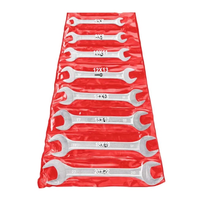 Jogo de Chaves Fixas de 6mm a 22mm com 8 Peças 3601062200 NOVE54-a15deb78-ff5e-492d-9807-7bc31d9434bf