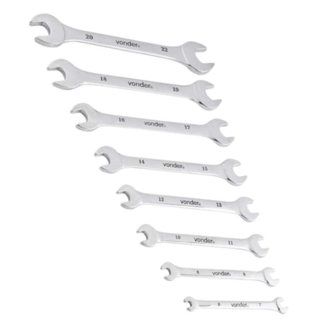 Jogo de Chaves Fixas de 6mm a 22mm com 8 Peças 3731062200 VONDER-72f6fe41-bf02-48ab-8a03-76f81603edd8