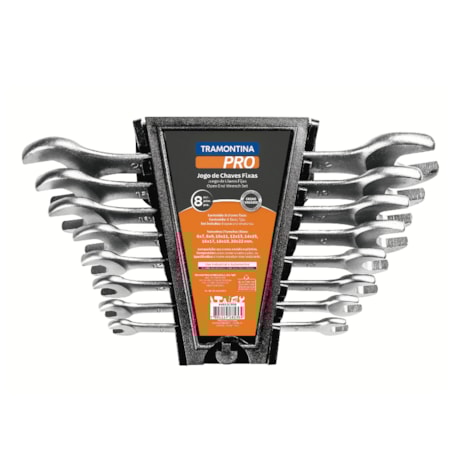 Jogo de Chaves Fixas de 6mm a 22mm com 8 Peças 44610308 TRAMONTINA PRO-a9adec47-ce1c-404b-ba26-a4f27a0841a4
