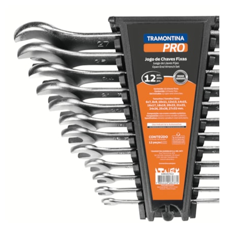 Jogo de Chaves Fixas de 6mm a 32mm com 12 Peças 44610312 TRAMONTINA PRO-781373c7-aa65-49fe-9d5e-eaa9f24f2d92