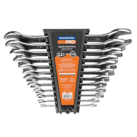 Jogo de Chaves Fixas de 6mm a 32mm com 12 Peças 44610312 TRAMONTINA PRO-c54c6869-e981-4e07-8cfc-ed5302b59519