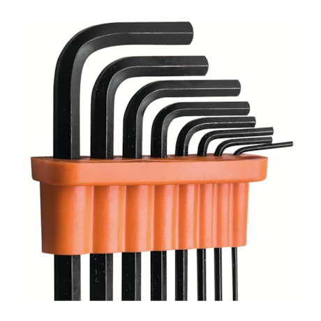 Jogo de Chaves Hexagonais Allen L 1/16 a 1/4 8 Peças com Suporte 44420/208 TRAMONTINA PRO-644f3b0e-886f-47f2-b94c-bba7805d7c18