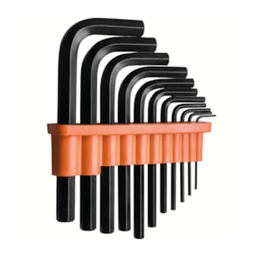 Jogo de Chaves Hexagonais Allen L 1.5 a 10MM com 11 Peças 44400/211 TRAMONTINA PRO
