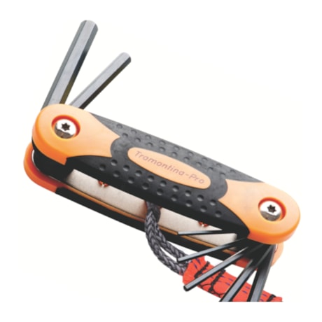 Jogo de Chaves Hexagonais Allen L 2MM A 8MM tipo Canivete com 7 Peças para Trabalho em Altura 44390/001 TRAMONTINA PRO-0415bc59-6000-4523-a76d-8ccf0c6d7e29