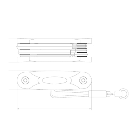 Jogo de Chaves Hexagonais Allen L 2MM A 8MM tipo Canivete com 7 Peças para Trabalho em Altura 44390/001 TRAMONTINA PRO-6344c2bf-e427-4bd7-9bdb-855e1f59d237