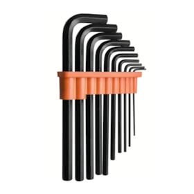 Jogo de Chaves Hexagonais Allen L Longas 2 A 10MM com 10 Peças 44421/200 TRAMONTINA PRO