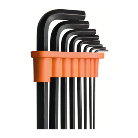 Jogo de Chaves Hexagonais Allen L Longas 2 A 2,5MM com 8 Peças 44421/298 TRAMONTINA PRO-4e1f9590-dcb7-4fee-8bd0-f085335e2629