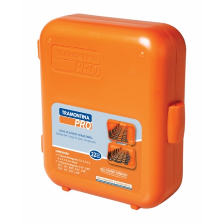 Jogo de Chaves Hexagonais com 22 Peças 44420/222 TRAMONTINA PRO-f54731da-583b-43e0-97ed-9f150a74140d