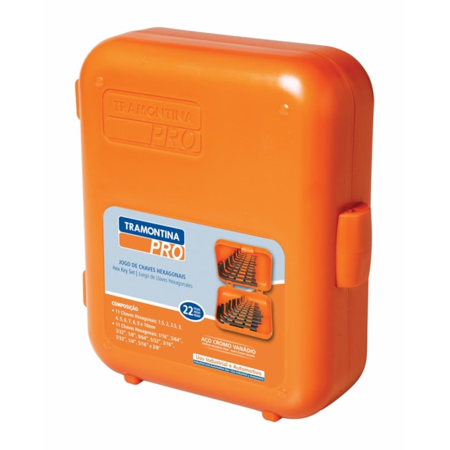 Jogo de Chaves Hexagonais com 22 Peças 44420/222 TRAMONTINA PRO-c8de8127-5661-4996-a392-9cd4d9ecfb87