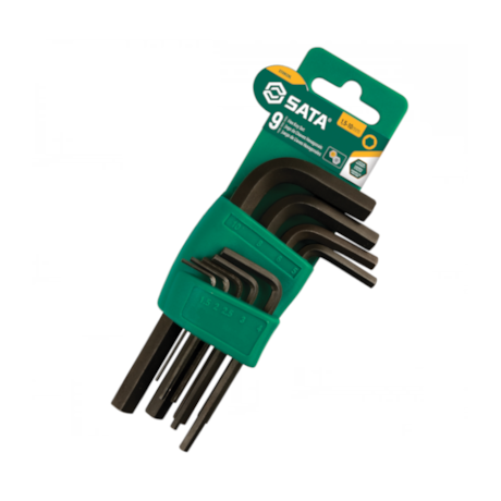 Jogo de Chaves Hexagonais Curtas 1.5 a 10mm 9 Peças ST09129L SATA-903ea914-8b2e-46fe-bfcb-181714162f9e