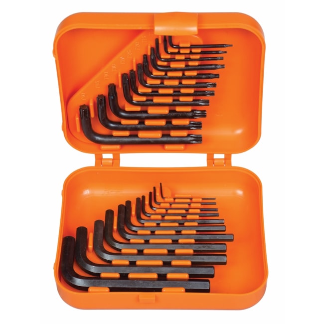 Jogo de Chaves Hexagonais e Trafix com 22 Peças 44450/222 TRAMONTINA PRO-035014e0-7e83-41ce-9c1b-b6b51153a2b4