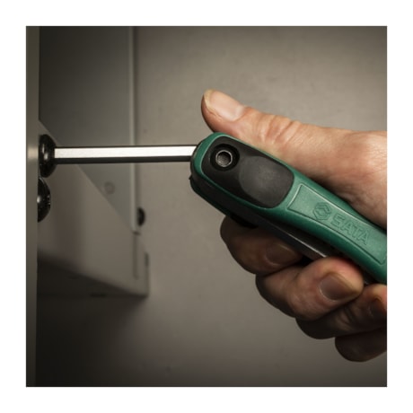 Jogo De Chaves Hexagonais L Allen Tipo Canivete 8 Peças 1.5 A 8MM ST09121SJ SATA-51e9942e-42d3-4c54-8624-a96a28d46fca