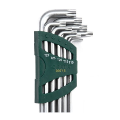 Jogo de Chaves Hexagonais Torx Longa 9 Peças ST09715 SATA-7f6a6659-17a4-4a9f-8e1c-15e5e41ec82d