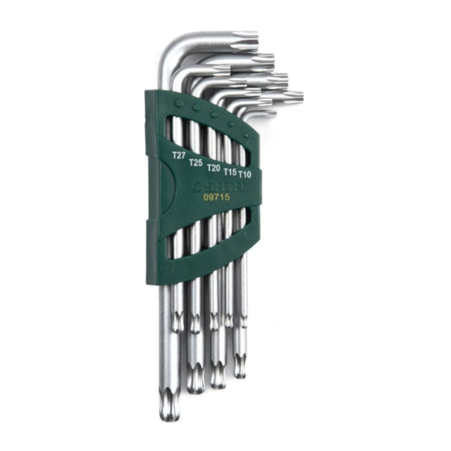 Jogo de Chaves Hexagonais Torx Longa 9 Peças ST09715 SATA-db54a274-9520-4cbe-a5d4-88d1d97619a6