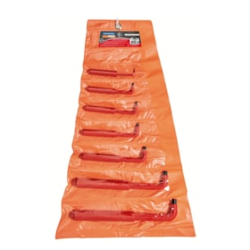 Jogo de Chaves Hexagonal 3 a 12mm Isolada 1000V IEC com 7 Peças 44318907 TRAMONTINA PRO