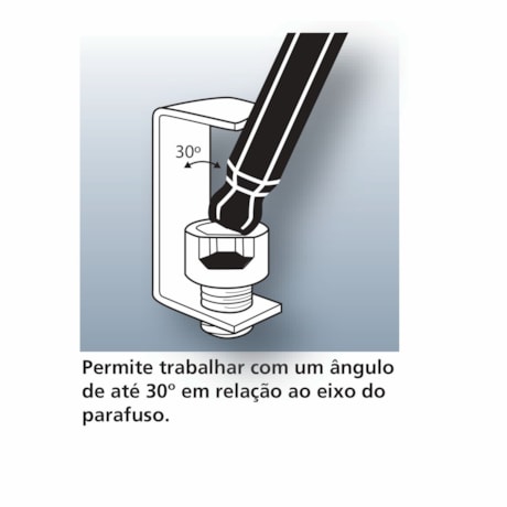 Jogo de Chaves Hexagonal Abaulada 14 Peças 44460/214 TRAMONTINA PRO-2203d698-370f-46df-a131-c842d11db3ea