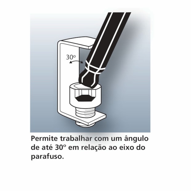 Jogo de Chaves Hexagonal Abaulada 14 Peças 44460/214 TRAMONTINA PRO-7d701857-93f9-4f25-b49e-0b58727a337e