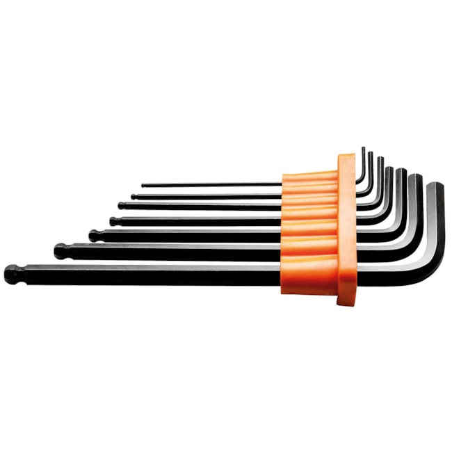 Jogo de Chaves Hexagonal Abaulada 8 Peças 44461/208 TRAMONTINA PRO-157a2872-50e6-4213-a0be-5e232587f66c