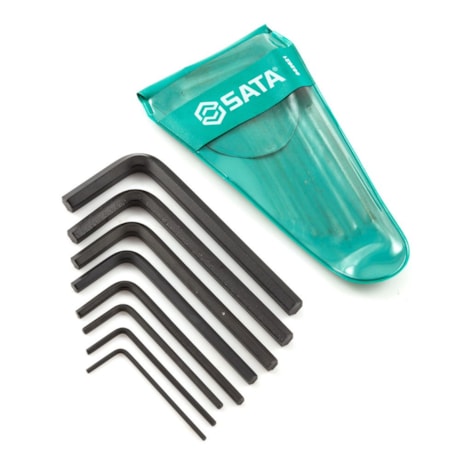 Jogo de Chaves Hexagonal L Curta 1/16