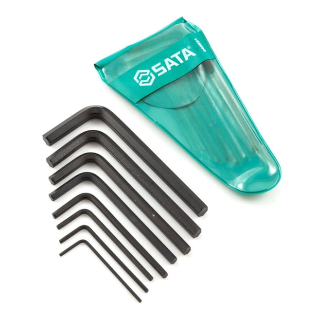 Jogo de Chaves Hexagonal L Curta 1/16