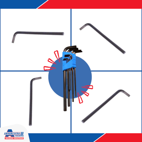 Jogo de Chaves Hexagonal Longa L com 9 Peças 42L-9M GEDORE-5ece9ab7-9520-4b1d-85c5-eb501fdf6afe