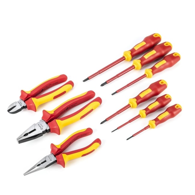 Jogo de Chaves Reta e Alicate Isolados 10.000V VDE com 9 Peças ST09262U SATA-7eaa4f99-eab9-4d4d-9af6-865db26088f8