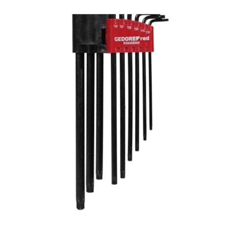 Jogo de Chaves Tipo L Hexalobular TX Longa T10 a T50 9 Peças R36455009 GEDORE RED-022bef95-6c31-4e12-9973-93e8bce5fbf6